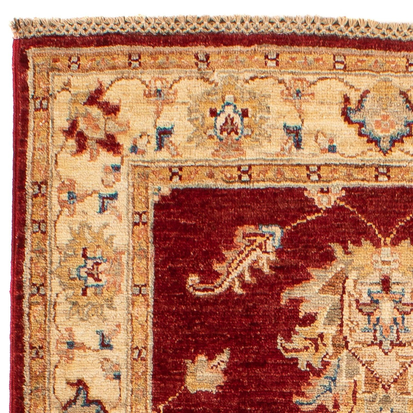 Ziegler Teppich 119 x 84 cm - dunkelrot