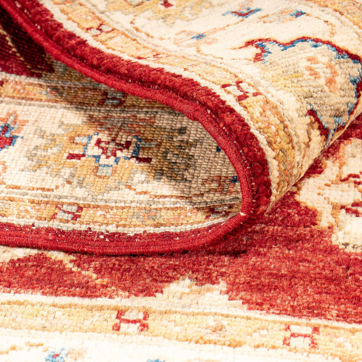 Ziegler Teppich 119 x 84 cm - dunkelrot