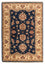 Ziegler Teppich 122 x 83 cm - dunkelblau