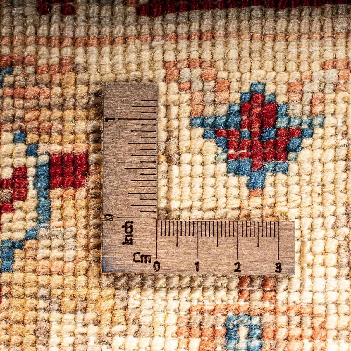 Ziegler Teppich 91 x 62 cm - dunkelrot