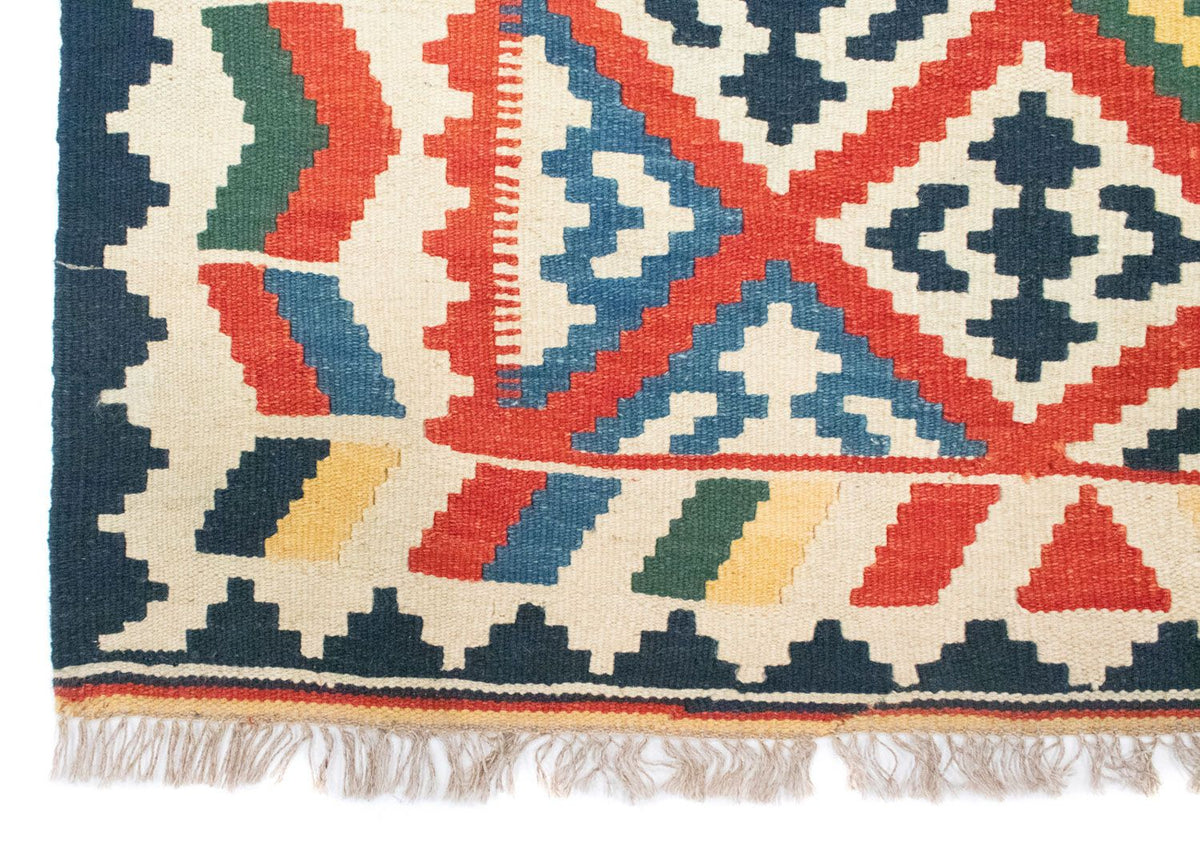 Kelim Teppich - Splash 185 x 125 cm - rot