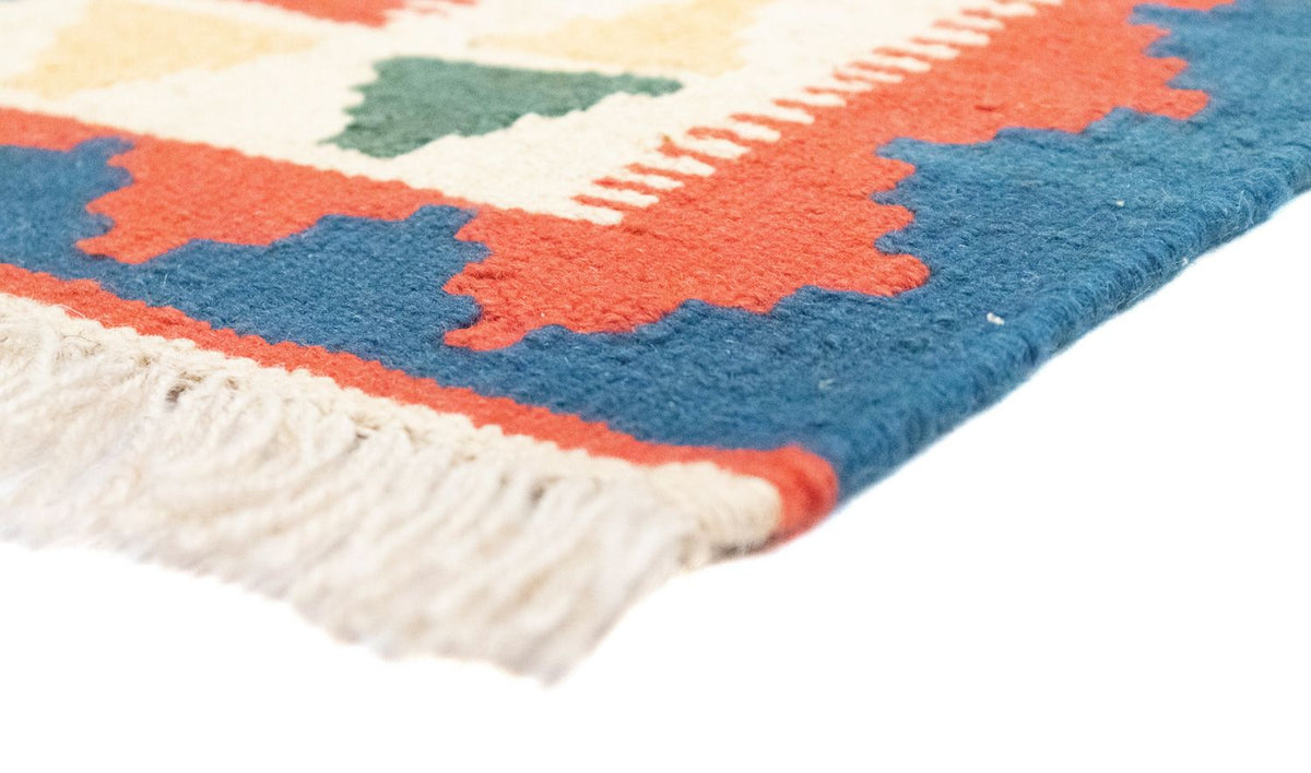 Kelim Teppich - Splash 148 x 106 cm - rot