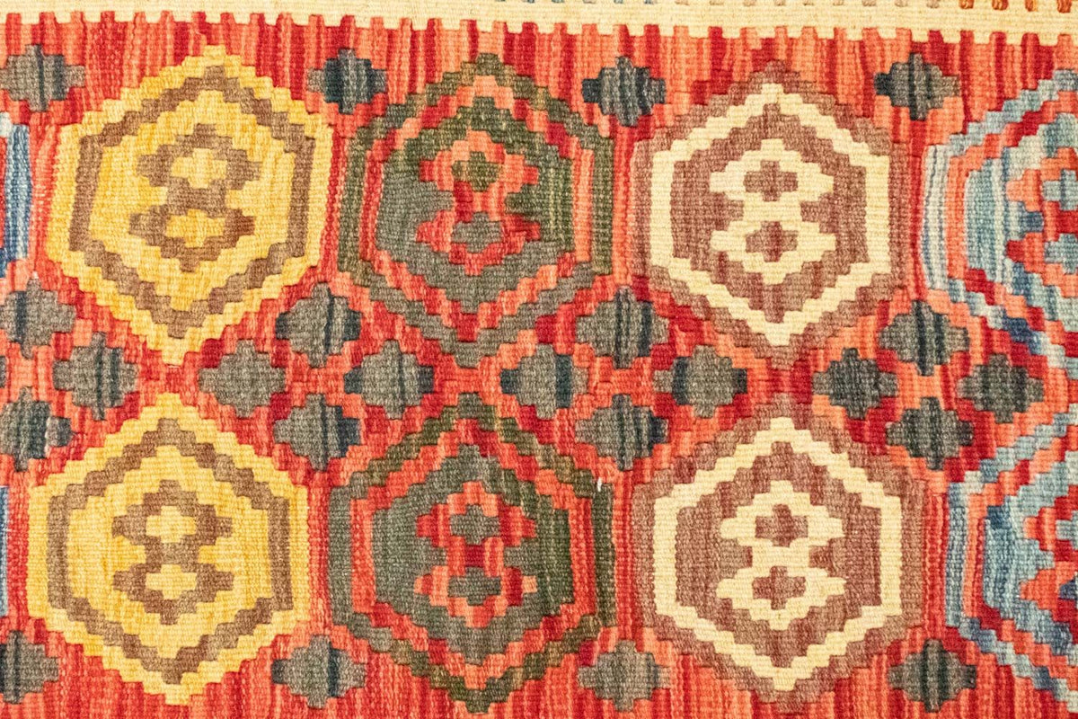 Kelim Teppich - Splash 197 x 100 cm - mehrfarbig