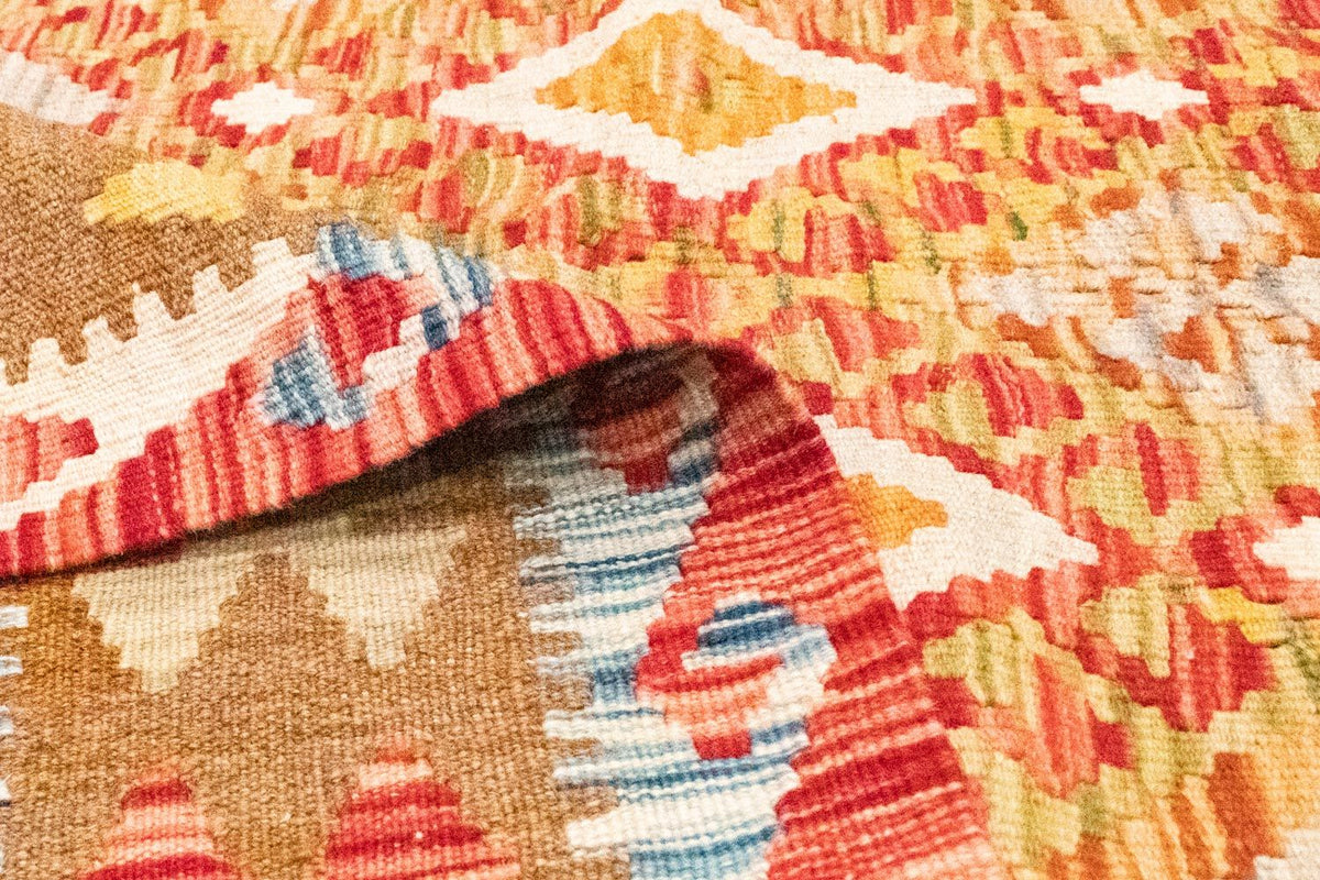 Kelim Teppich - Splash 252 x 162 cm - mehrfarbig