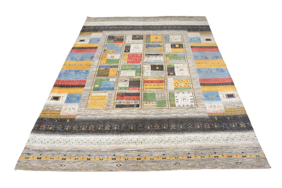 Gabbeh Teppich - Loribaft Indus - 241 x 174 cm - mehrfarbig