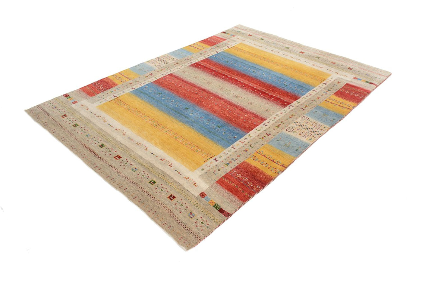 Indo Loribaft Teppich 236x173cm - Wollteppich