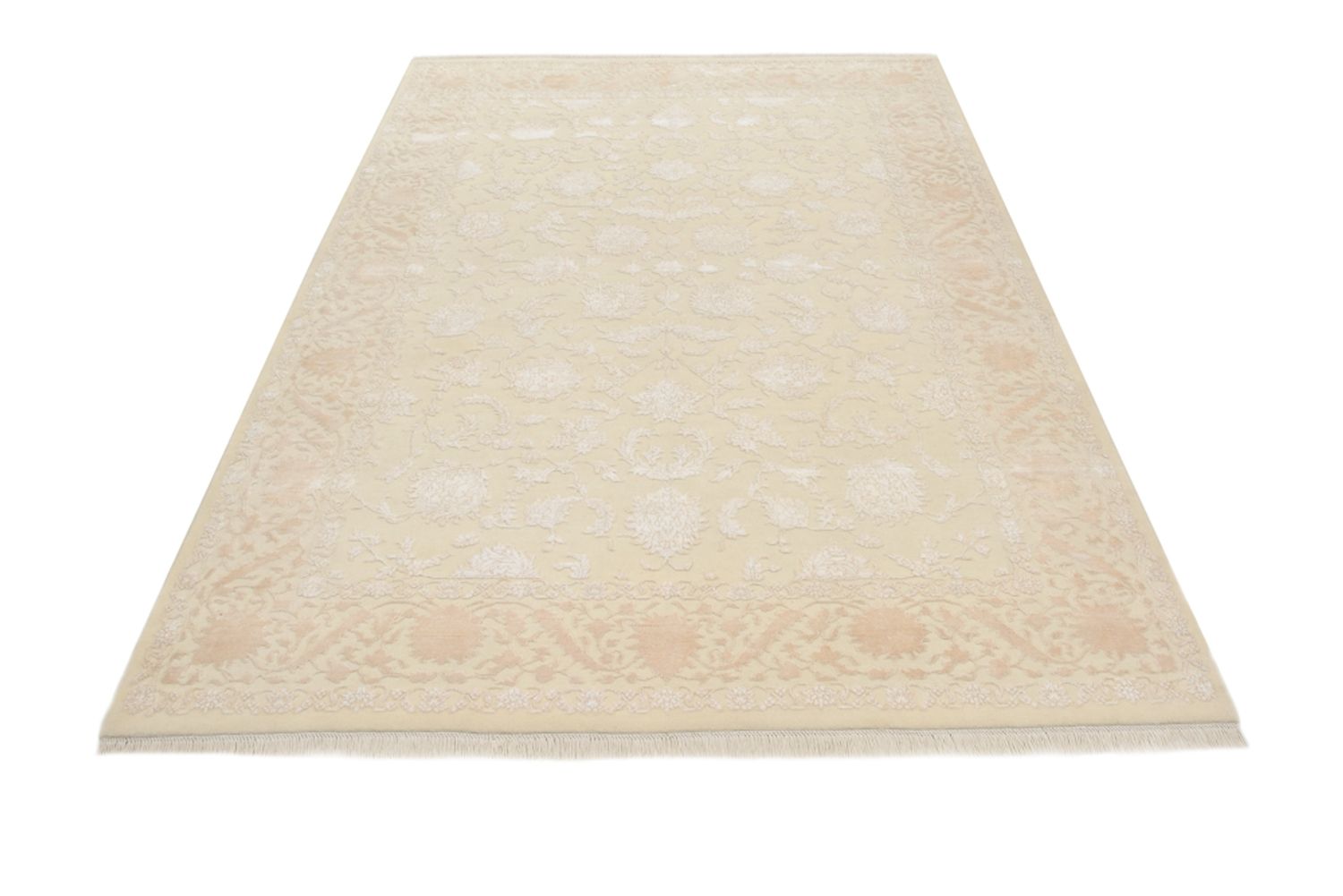 Orientteppich - 242 x 170 cm - hellbeige