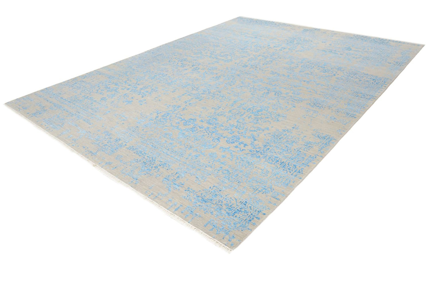 Designer Teppich - 308 x 246 cm - blau