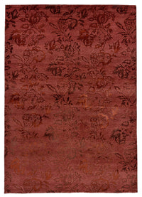 Designer Teppich - 238 x 171 cm - rot