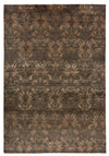 Designer Teppich 204x302cm - Rechteckig / Dunkelbraun / 204 x 302 cm Rechteckig