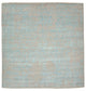 Designer Teppich quadratisch  - 249 x 249 cm - hellblau