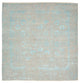 Designer Teppich quadratisch  - 301 x 301 cm - hellblau