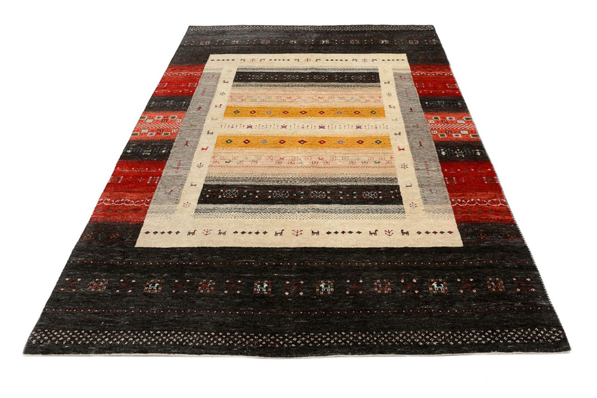 Gabbeh Teppich - Loribaft Indus - 240 x 166 cm - mehrfarbig