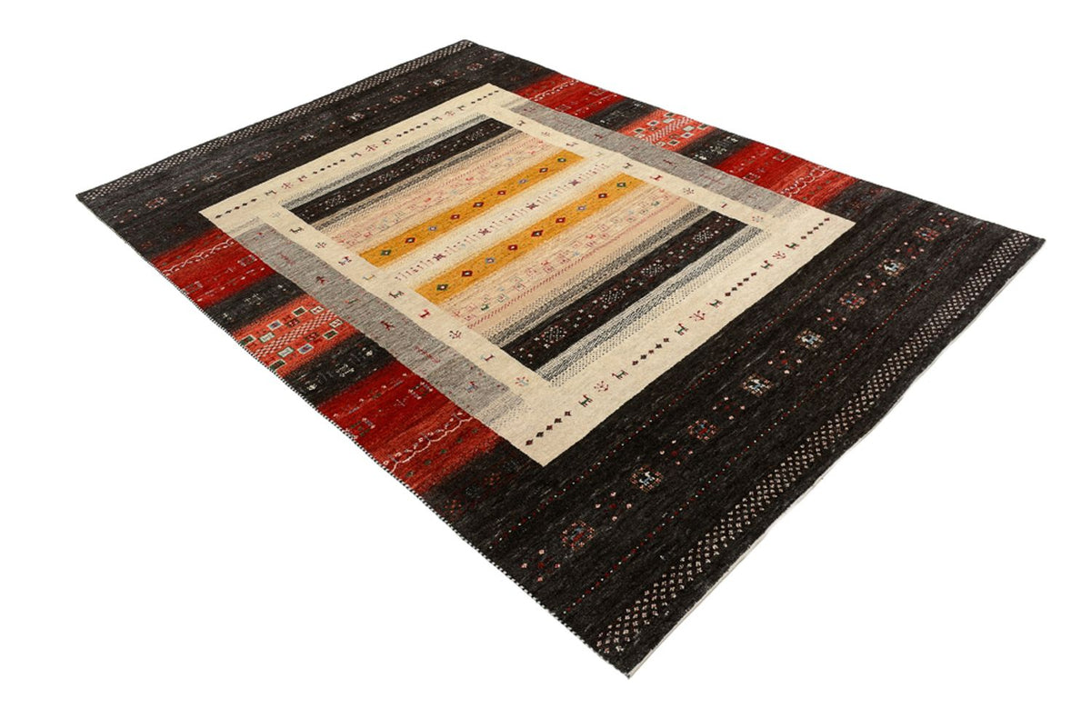 Gabbeh Teppich - Loribaft Indus - 240 x 166 cm - mehrfarbig