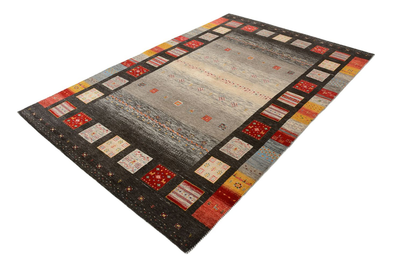 Indo Loribaft Teppich 251x173cm - Wollteppich