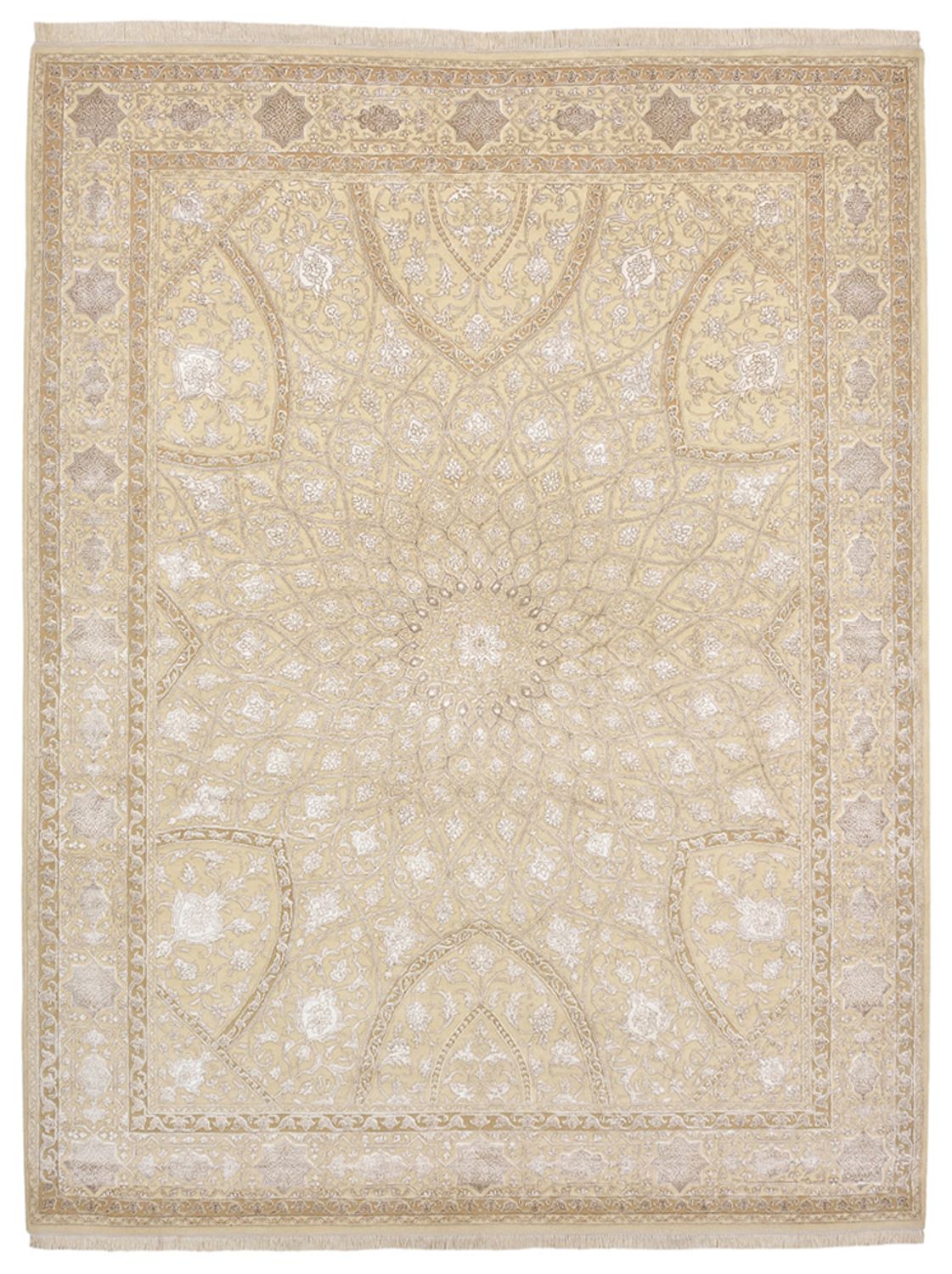 Orientteppich - 293 x 222 cm - dunkelbeige