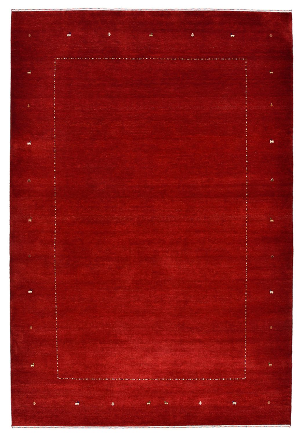 Gabbeh Teppich - Loribaft Indus - 305 x 208 cm - rot