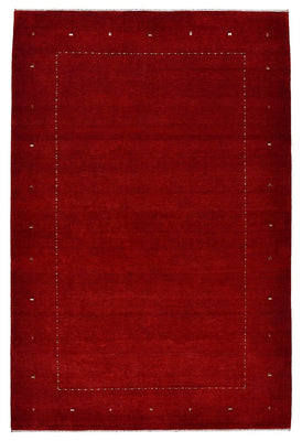 Gabbeh Teppich - Loribaft Indus - 302 x 204 cm - rot