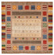 Gabbeh Teppich - Loribaft Indus quadratisch  - 203 x 201 cm - mehrfarbig