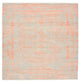Designer Teppich quadratisch  - 251 x 251 cm - orange