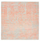 Designer Teppich quadratisch  - 254 x 251 cm - orange