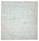 Designer Teppich quadratisch  - 309 x 301 cm - hellblau