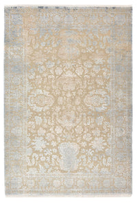 Designer Teppich - 243 x 166 cm - hellbeige