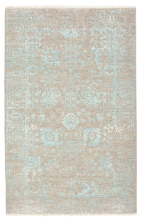 Designer Teppich - 154 x 101 cm - hellbeige