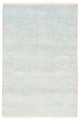 Designer Teppich - 181 x 122 cm - hellgrau