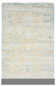 Designer Teppich - 148 x 100 cm - hellblau