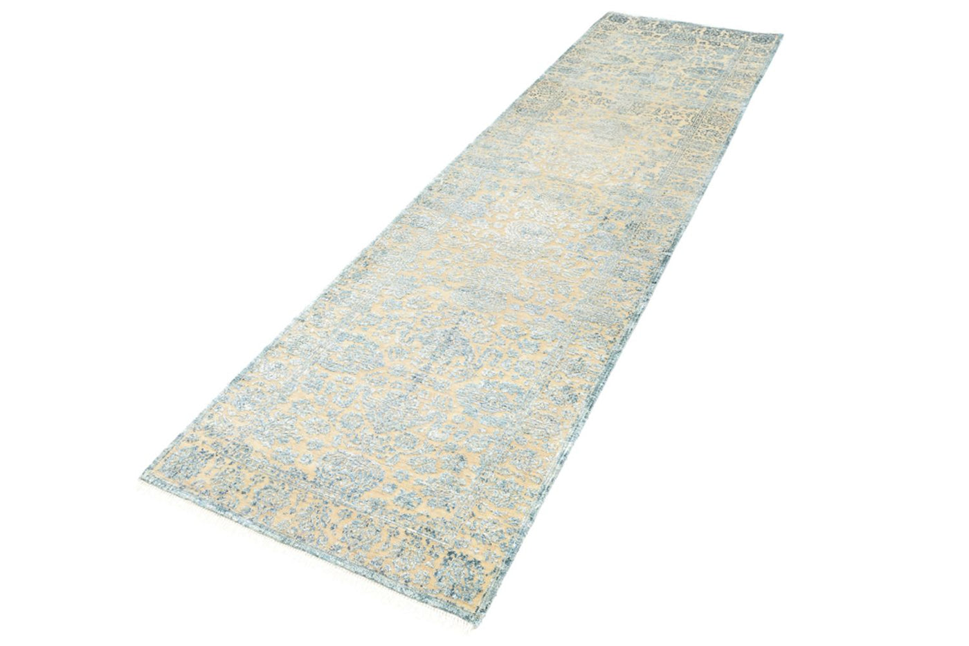 Läufer Designer - 291 x 79 cm - hellblau