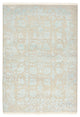 Designer Teppich - 177 x 124 cm - hellgrau