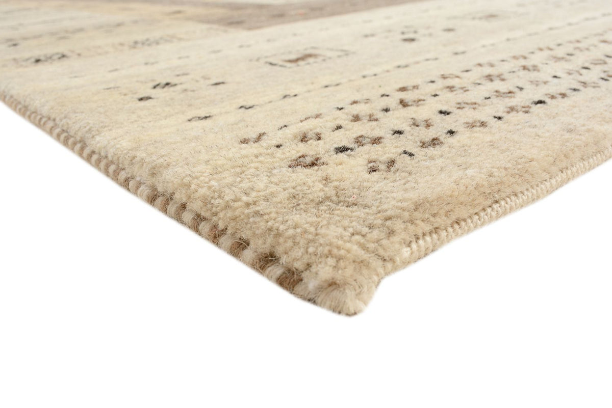 Gabbeh Teppich - Loribaft Indus - 203 x 146 cm - dunkelbeige
