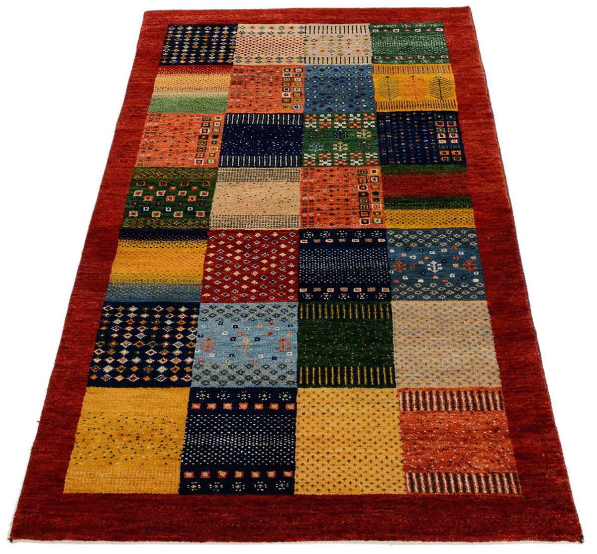 Gabbeh Teppich - Loribaft Indus - 162 x 91 cm - mehrfarbig