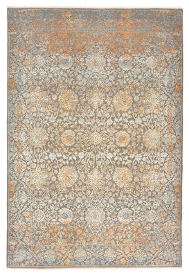 Designer Teppich - 245 x 168 cm - dunkelbeige