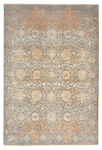 Designer Teppich - 245 x 168 cm - dunkelbeige
