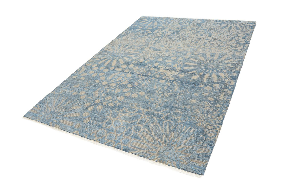 Designer Teppich - 173 x 240 cm - seeblau