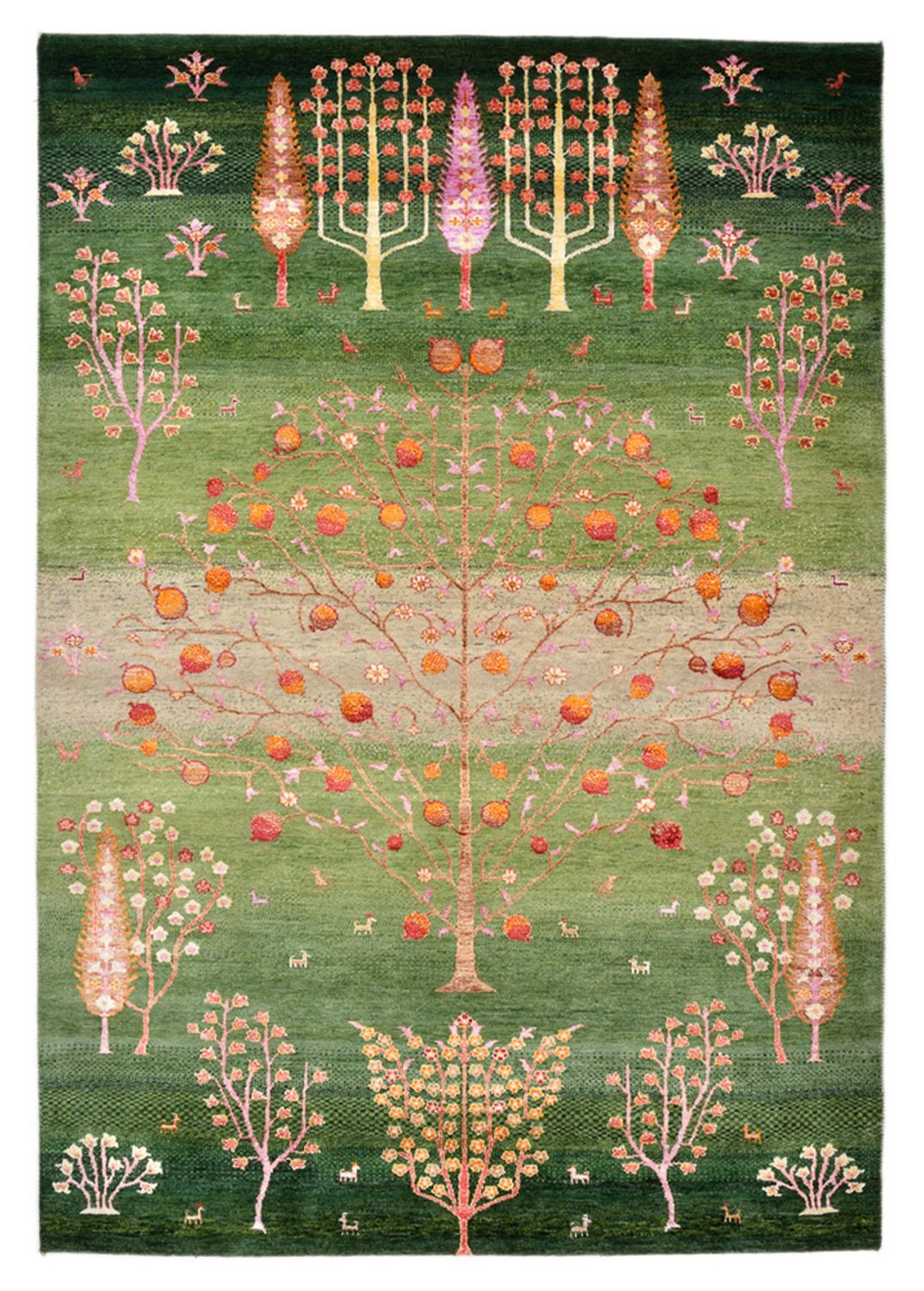 Gabbeh Teppich - Loribaft Indus - 246 x 171 cm - mehrfarbig