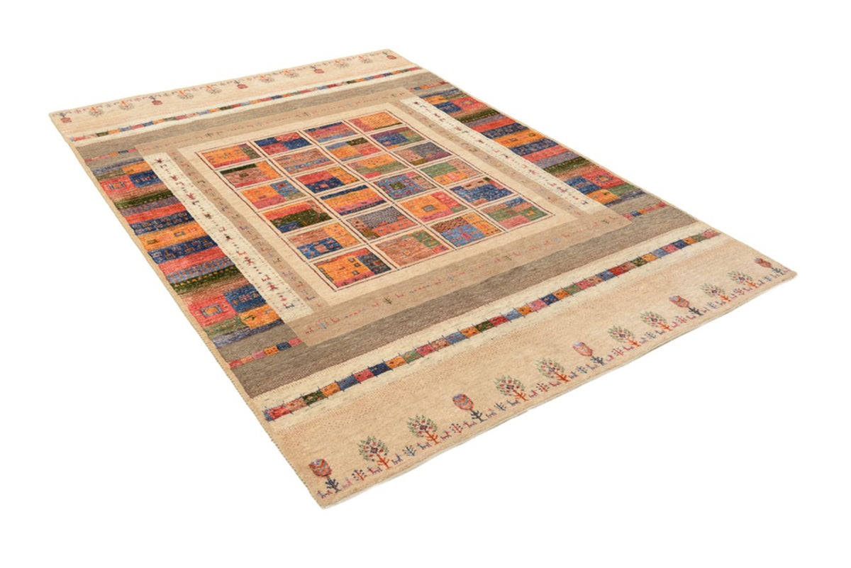 Gabbeh Teppich - Loribaft Indus - 244 x 171 cm - mehrfarbig