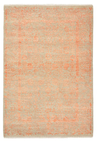 Designer Teppich - 181 x 127 cm - orange