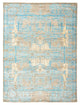 Designer Teppich - 234 x 176 cm - hellblau