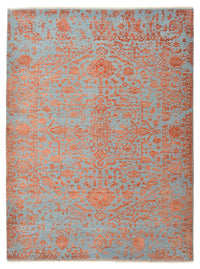 Designer Teppich - 208 x 156 cm - orange
