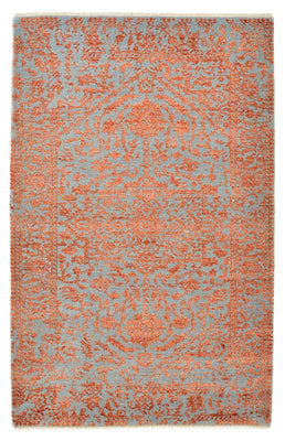 Designer Teppich - 151 x 97 cm - orange