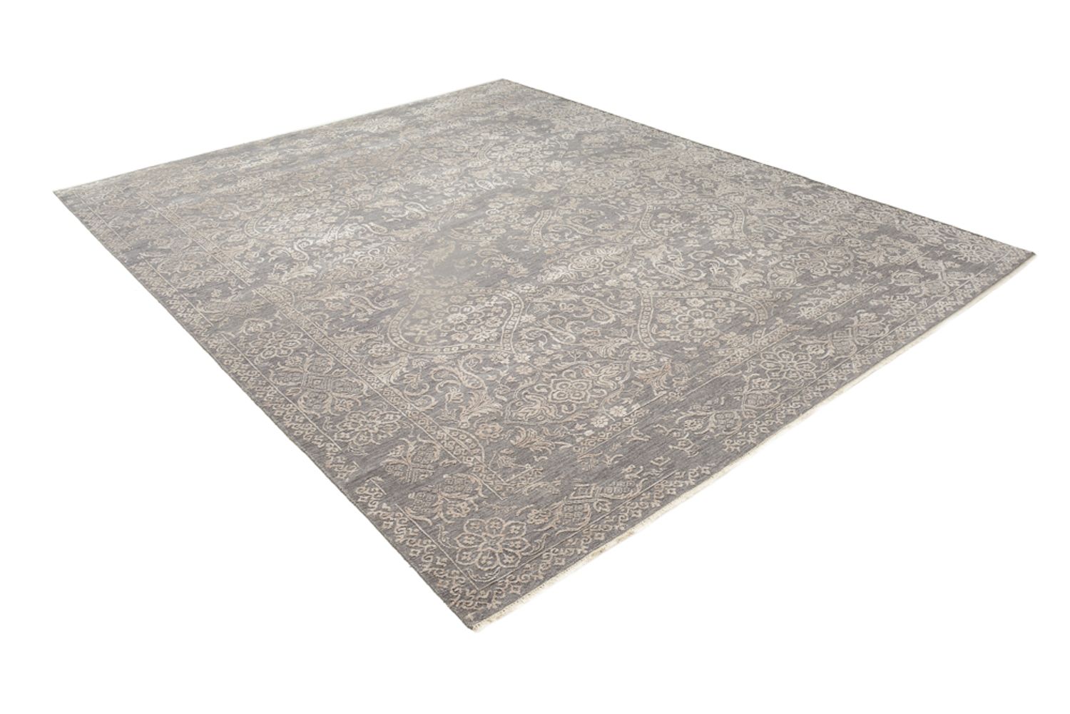Designer Teppich - 306 x 243 cm - grau