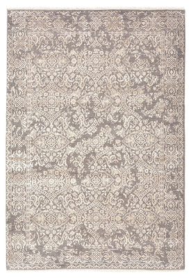 Designer Teppich - 179 x 125 cm - grau