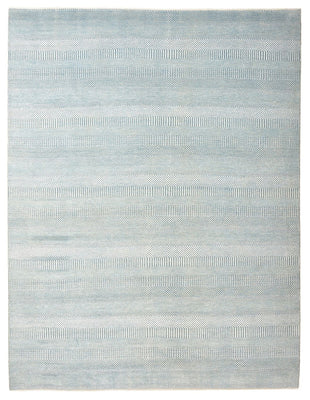 Designer Teppich - 313 x 243 cm - hellblau