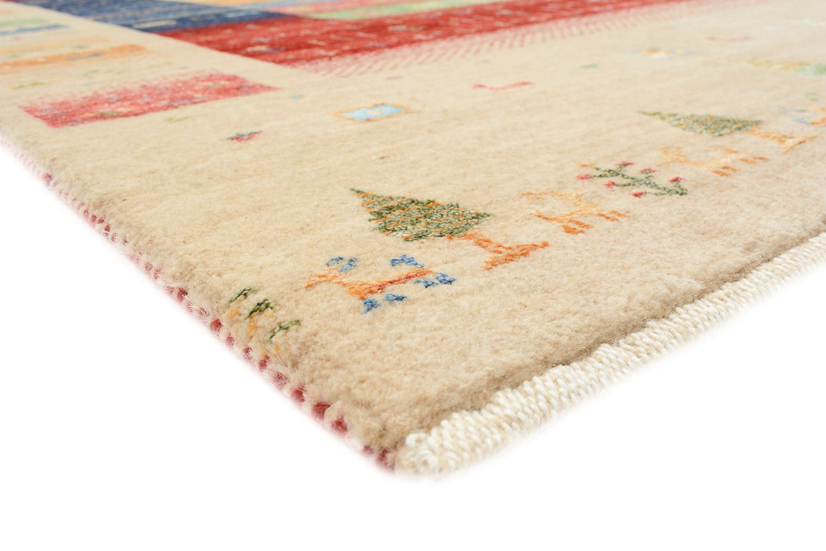 Gabbeh Teppich - Loribaft Indus - 207 x 156 cm - mehrfarbig