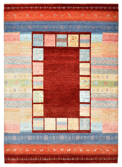 Indo Loribaft Teppich 176x242cm - Wollteppich