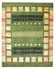 Gabbeh Teppich - Loribaft Indus - 259 x 208 cm - grün