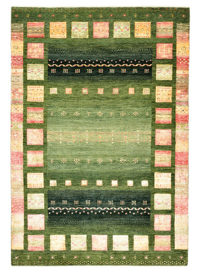 Indo Loribaft Teppich 127x183cm - Wollteppich